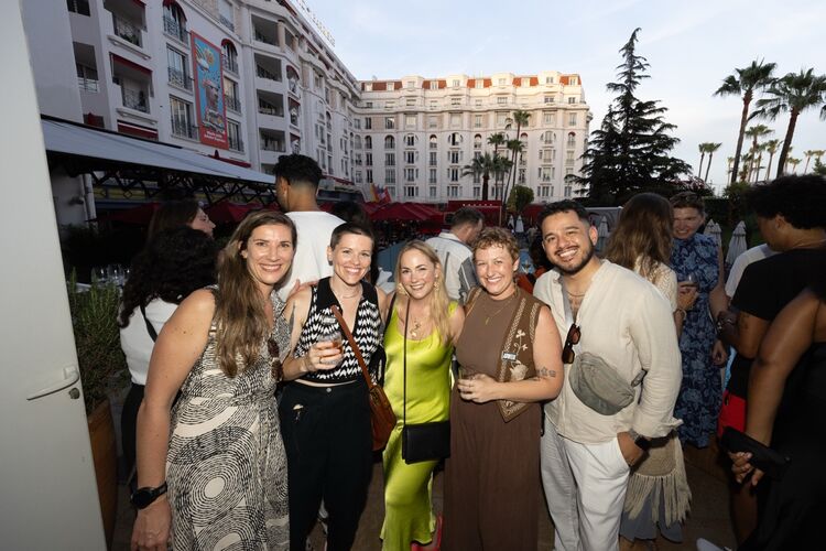 Networking reception at ADWEEK House at Cannes Lions