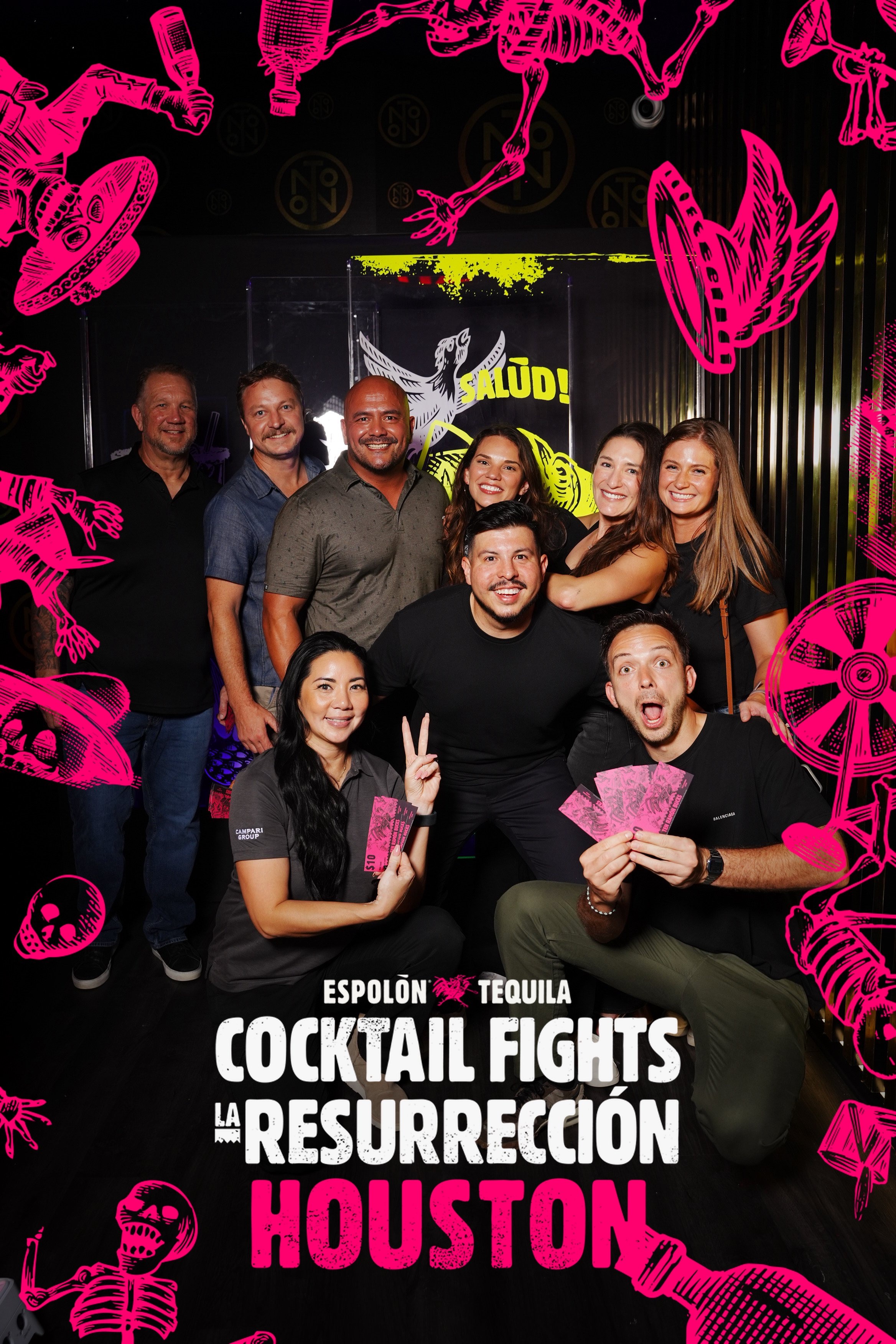 Group photo at Espolon Cocktail Fights