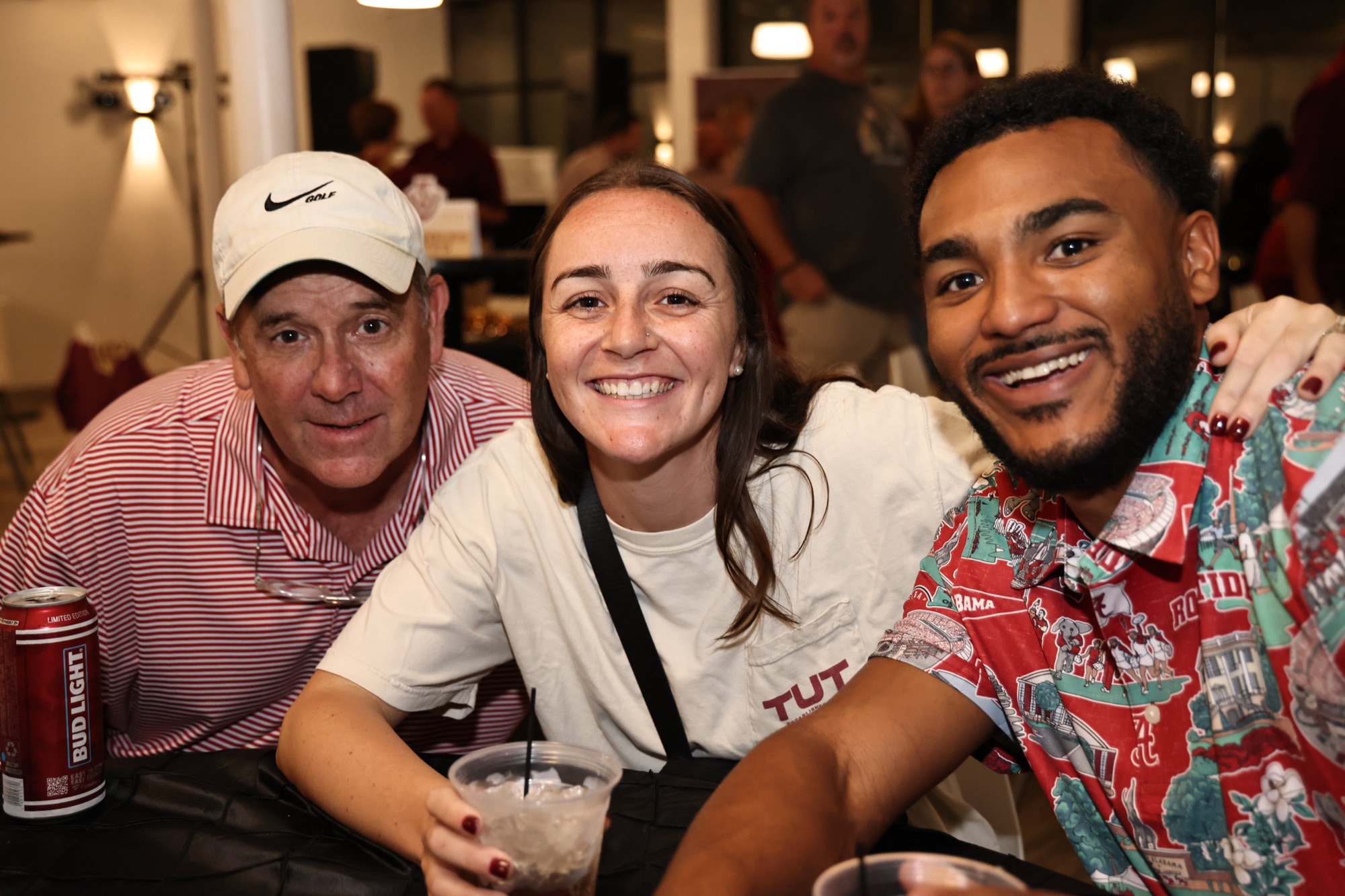 Guests at the Friday night kickoff