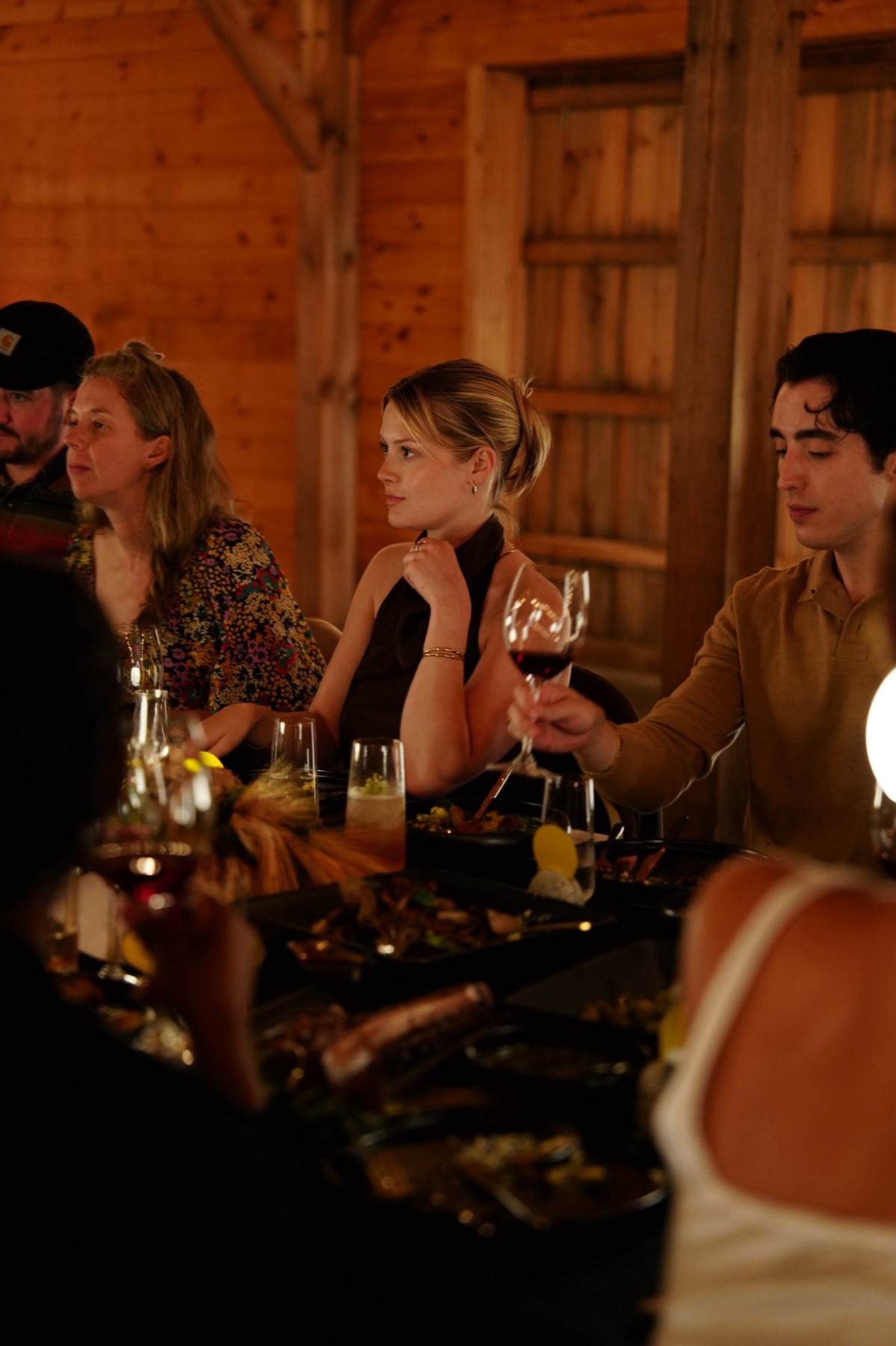 Guests at The Macallan dinner in the barn at INNESS