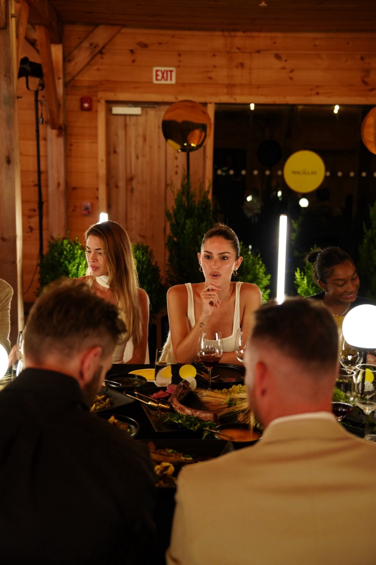 Guests in conversation at The Macallan Sherry Cask dinner