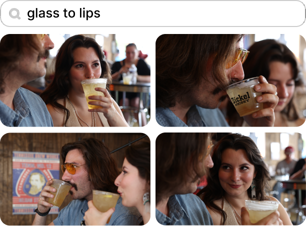 AI search results preview